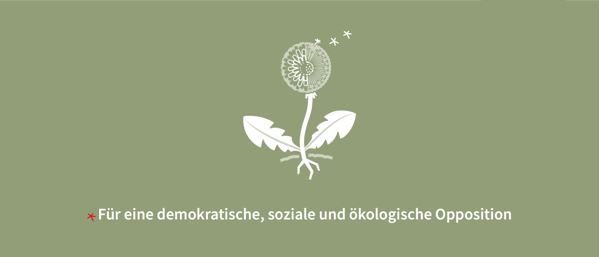 Für eine demokratische, soziale und ökologische Opposition