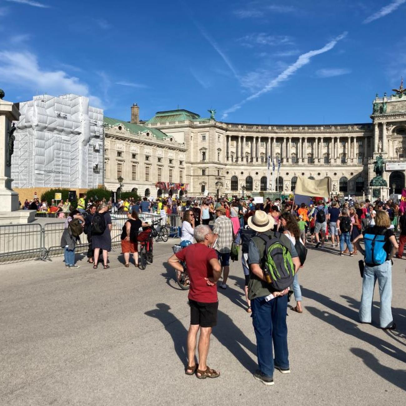 Abschluss am Heldenplatz