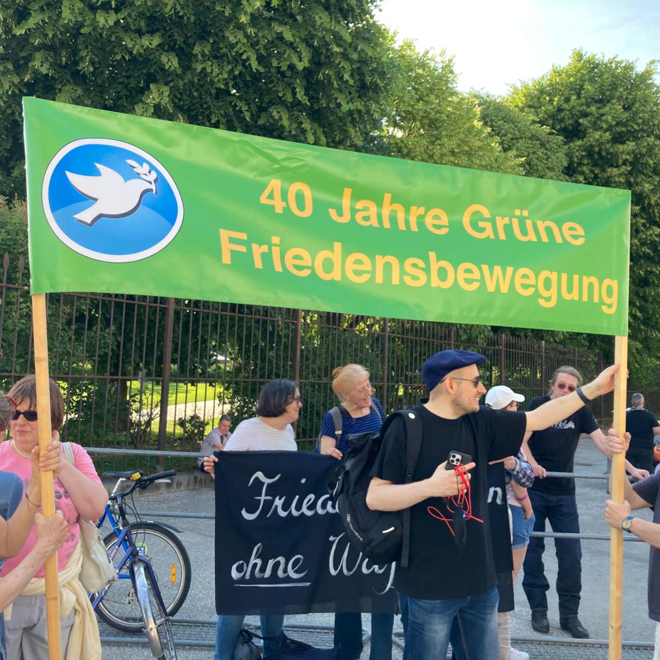 Es gibt auch Grüne gegen den Krieg