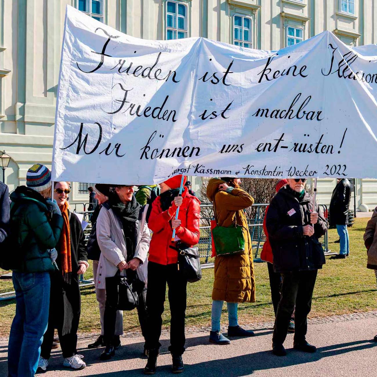  Protestaktion gegen die Bundesregierung am 03. März 2025