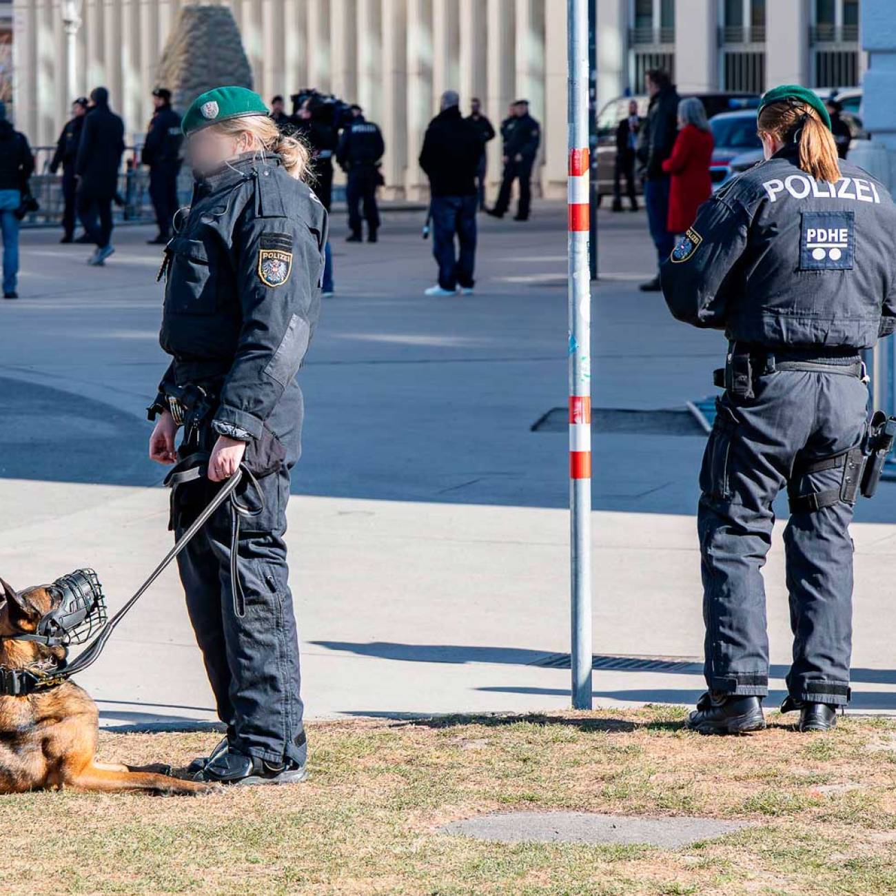  Protestaktion gegen die Bundesregierung am 03. März 2025