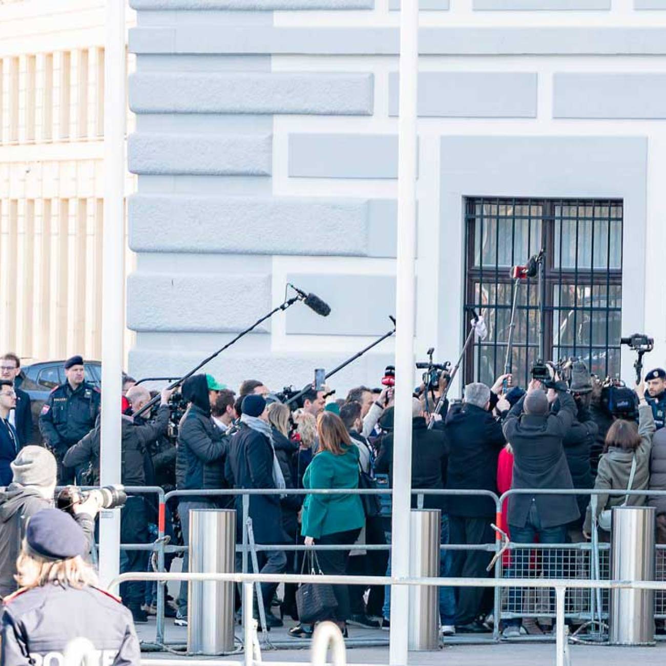  Protestaktion gegen die Bundesregierung am 03. März 2025