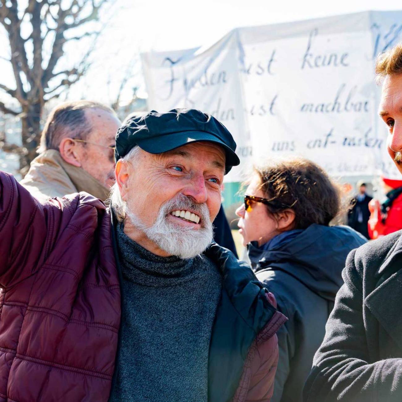  Protestaktion gegen die Bundesregierung am 03. März 2025
