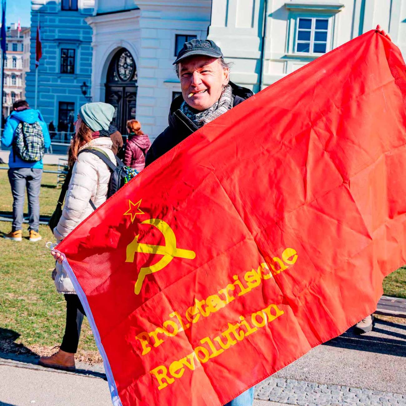 Protestaktion gegen die Bundesregierung am 03. März 2025