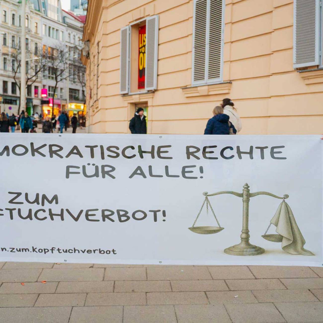 Demo am 13. Februar 2026 gegen das Kopftuchverbot