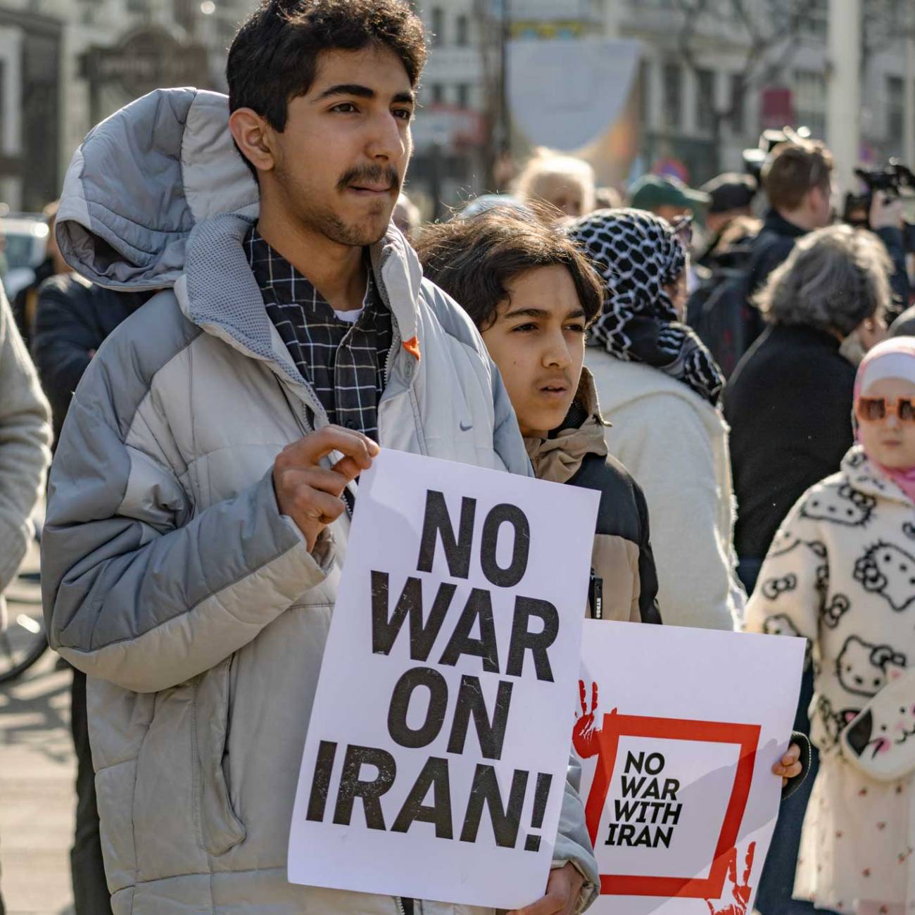 Große Demo gegen die US-israelische Aggression