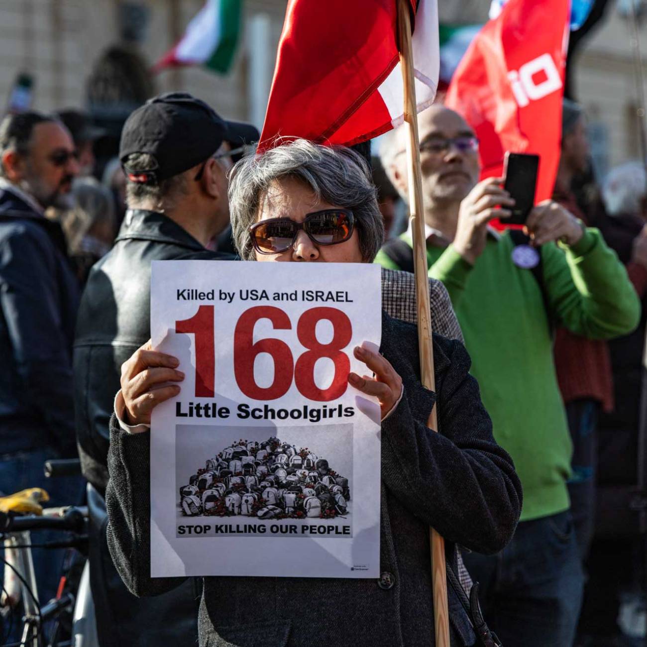 Große Demo gegen die US-israelische Aggression