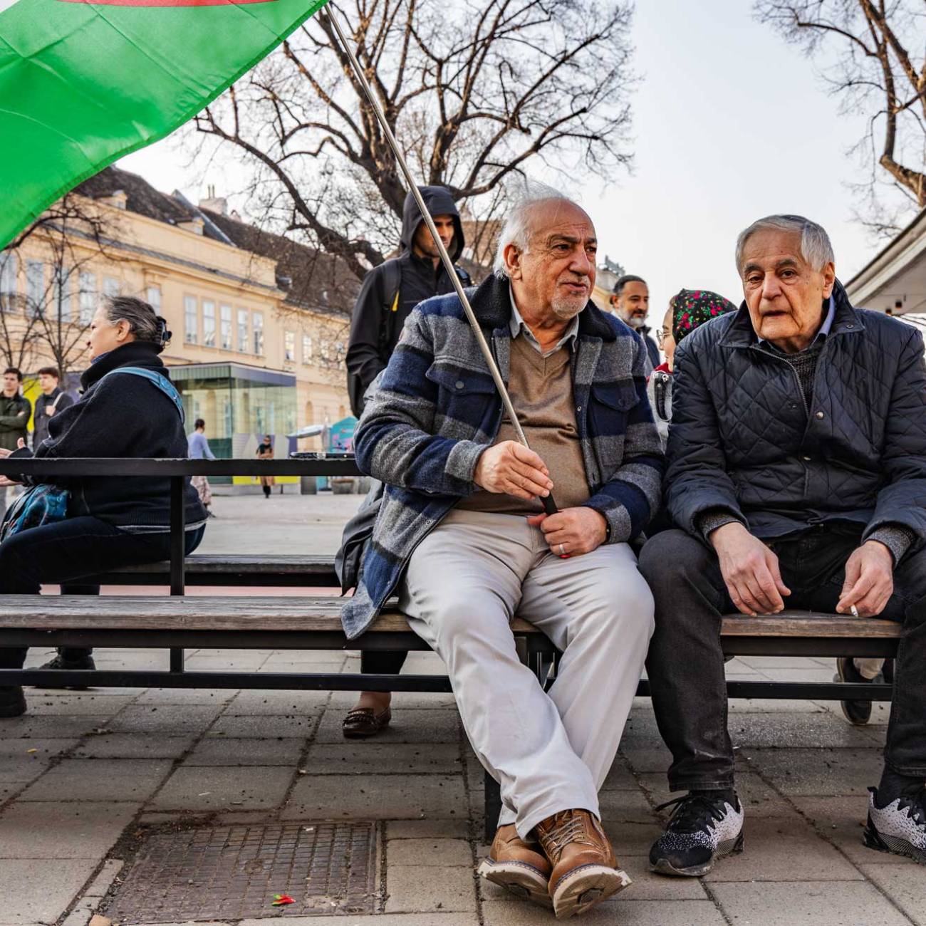 Große Demo gegen die US-israelische Aggression
