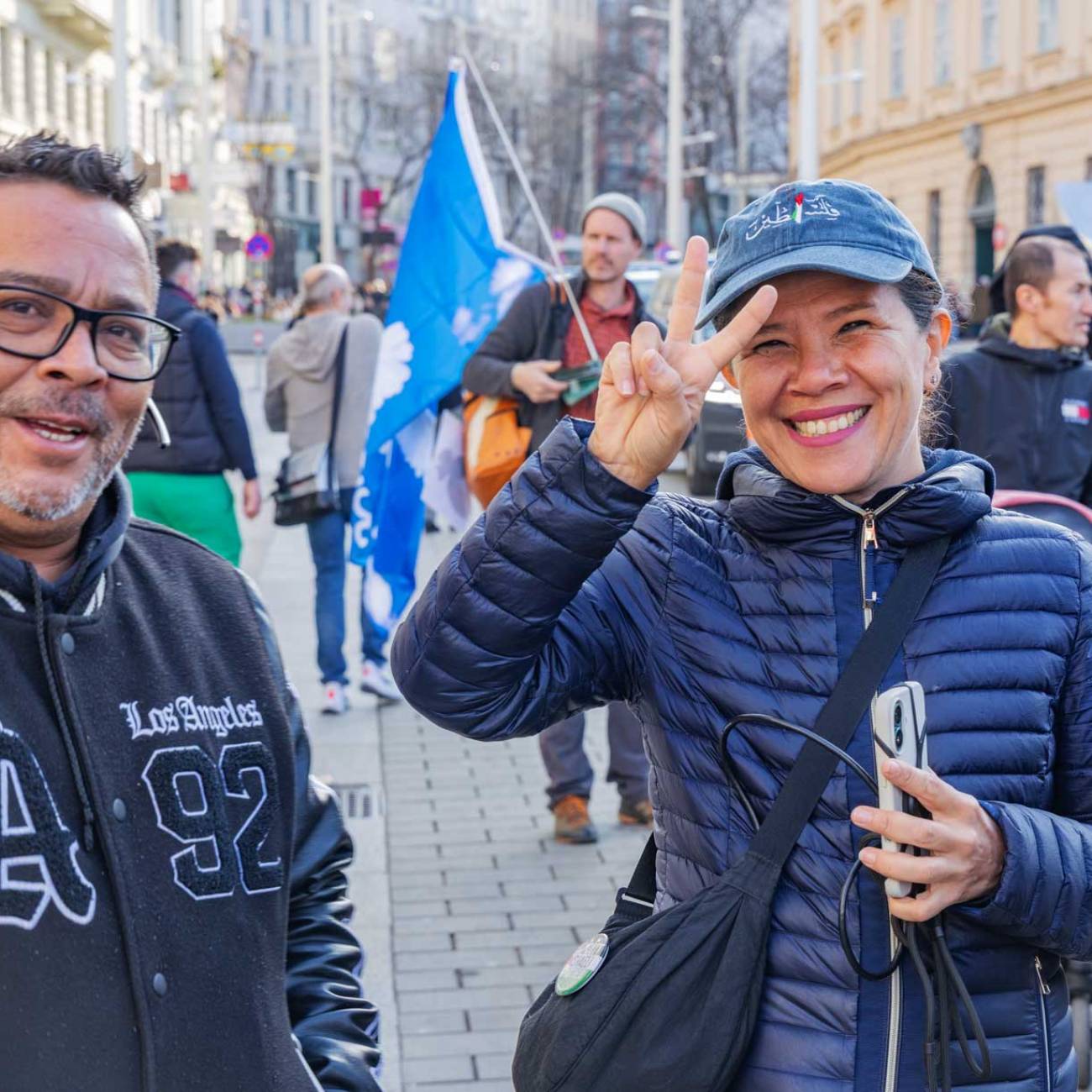 Große Demo gegen die US-israelische Aggression