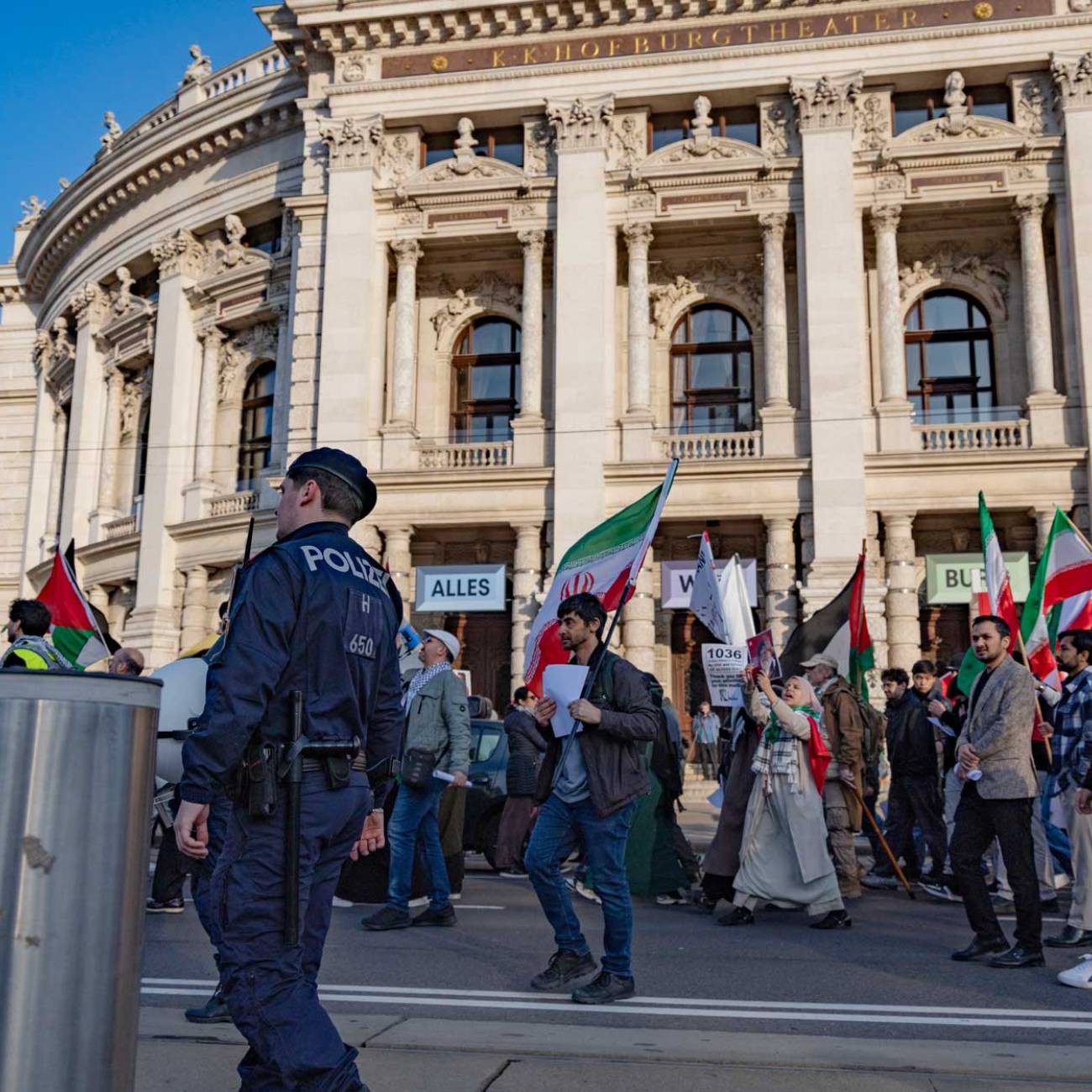 Große Demo gegen die US-israelische Aggression