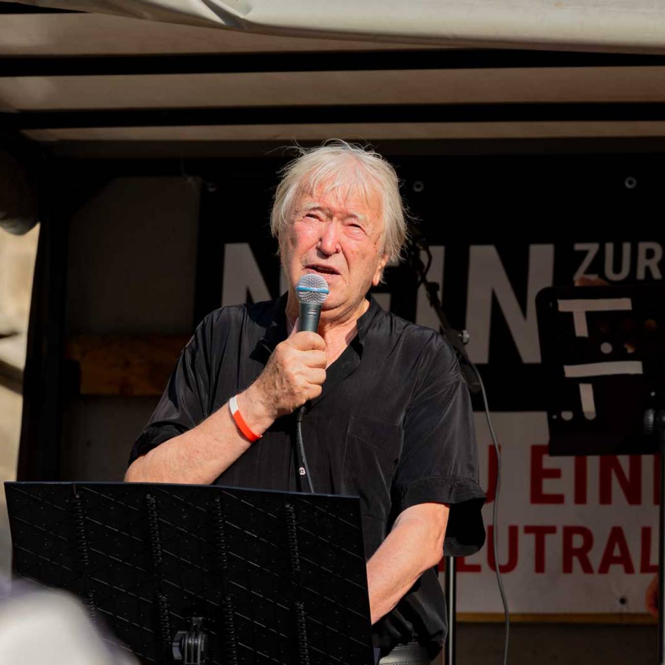 Franz Sieder bei seiner Ansprache