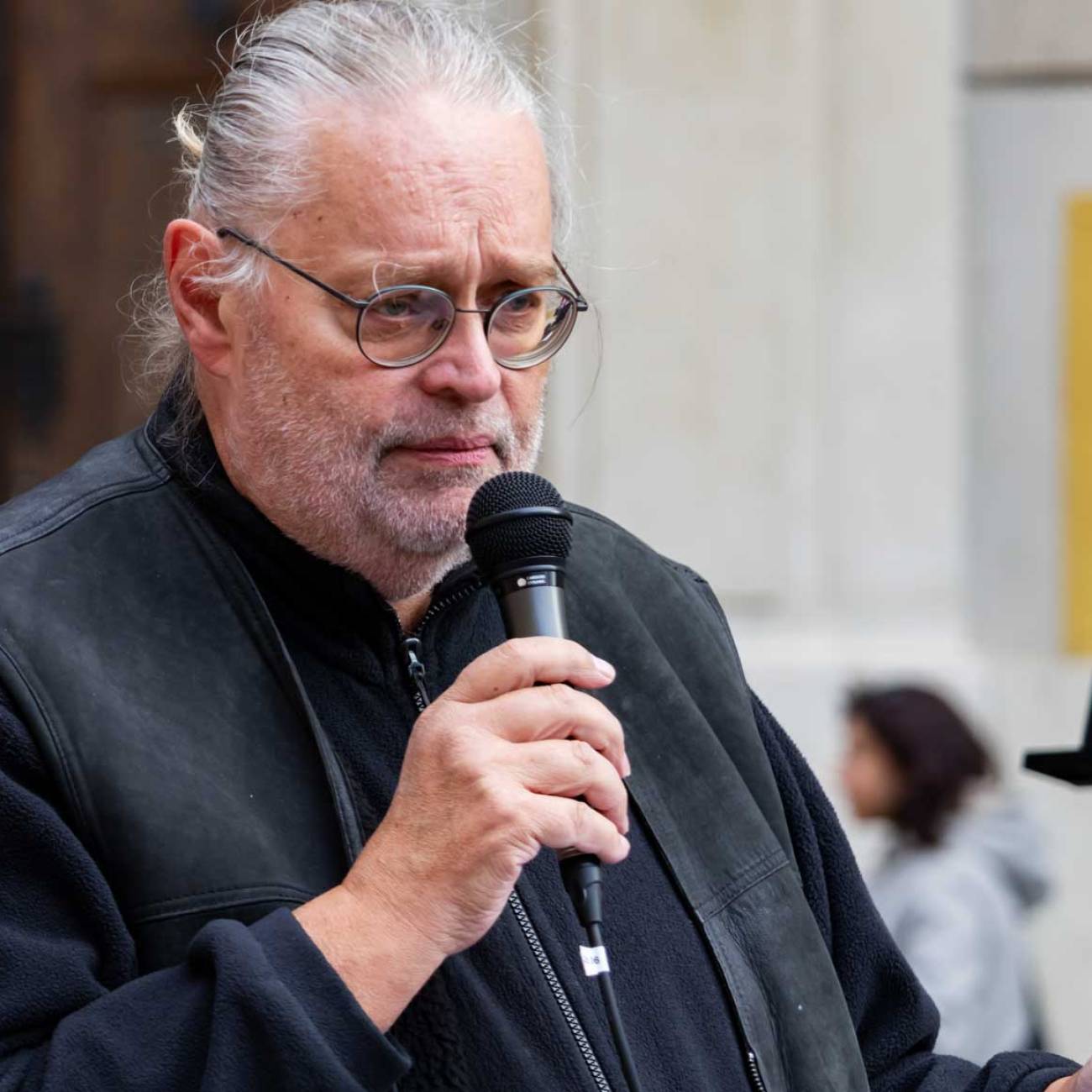 Peter Kolba bei seiner Ansprache