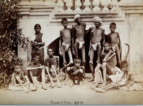 Die Große Hungersnot in Indien, mitverursacht durch den Britischen Kolonialismus