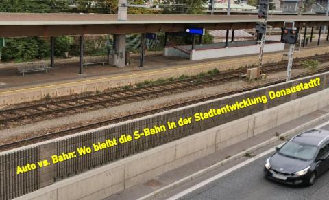 Ungenutzte S-Bahnstation ERzherzog-Karl-Str Richtung Gänserndorf