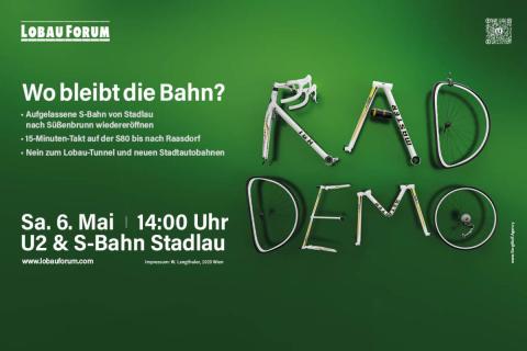 Raddemo: Wo bleibt die Bahn?