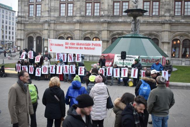 Für eine ökosoziale Politik im Interesse der Mehrheit!