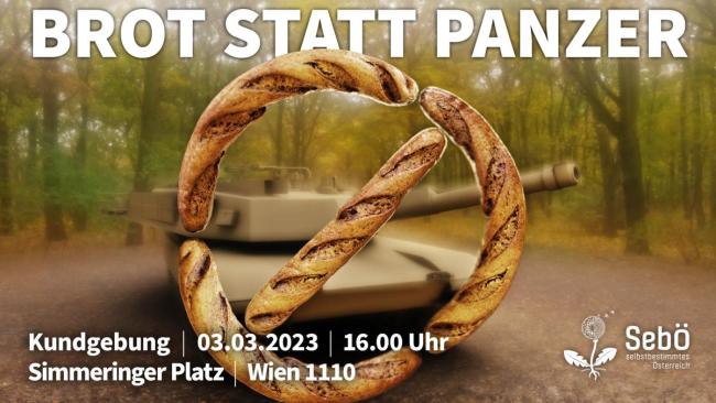 Brot statt Panzer