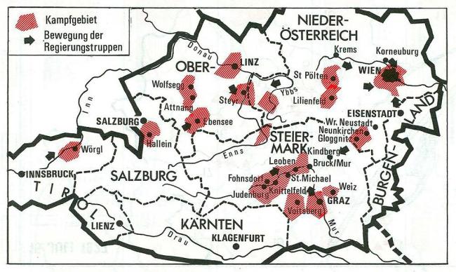 Februar 1934: die Sozialdemokratie lässt die Arbeiter allein gegen die Austrofaschisten