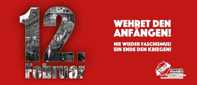 Nie wieder Faschismus!  Ein Ende den Kriegen!
