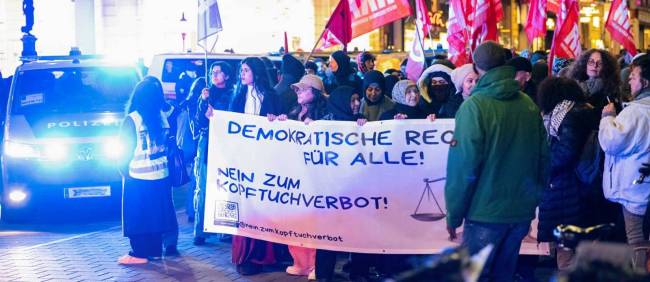 Demo am 13. Februar 2026 gegen das Kopftuchverbot