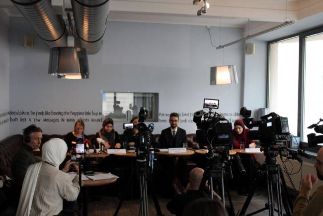 Pressekonferenz Demobündnis für demokratische Grundrechte und gegen das Kopftuchverbot