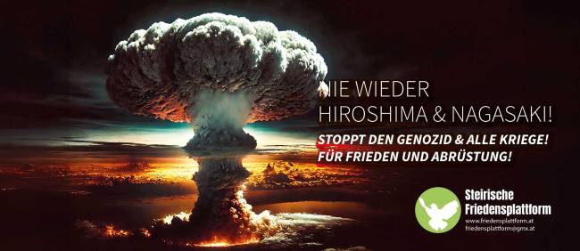 FÜR FRIEDEN UND ABRÜSTUNG!
