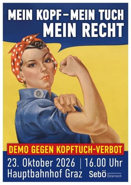 Graz: Demo gegen das Kopftuchverbot an Schulen