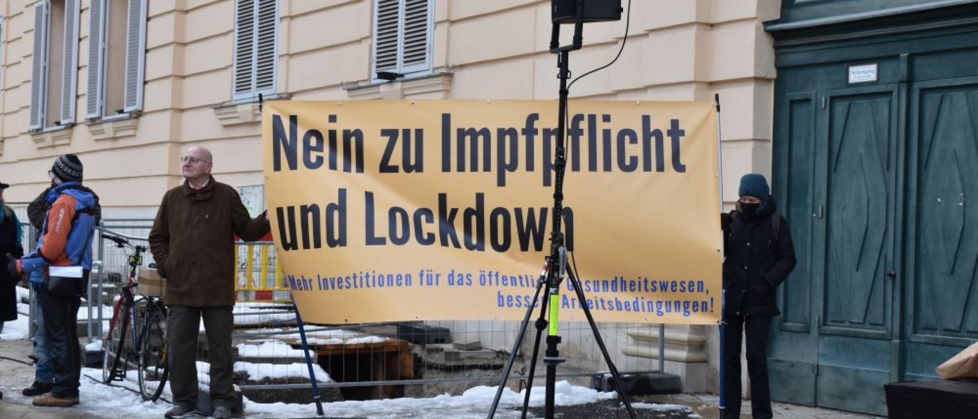 Nein zu Impfpflicht und Lockdown