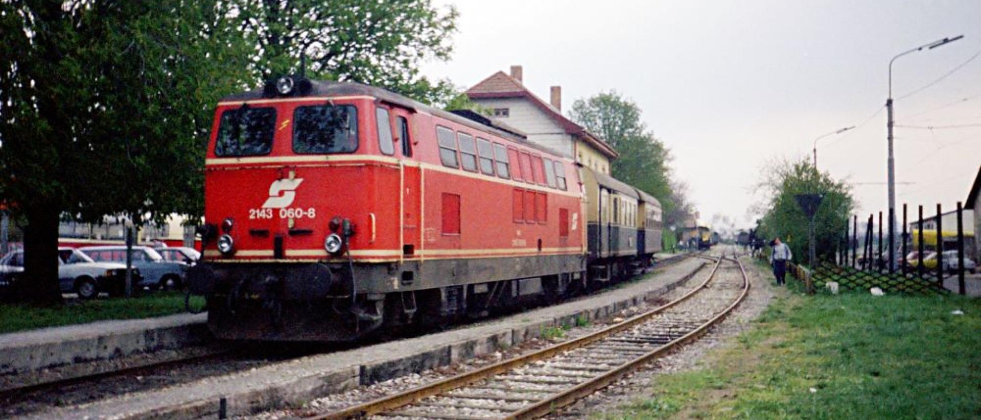 Bahn in Stammersdorf, 1988