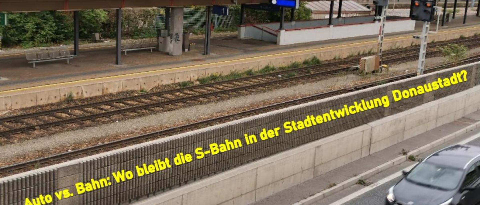 Ungenutzte S-Bahnstation ERzherzog-Karl-Str Richtung Gänserndorf