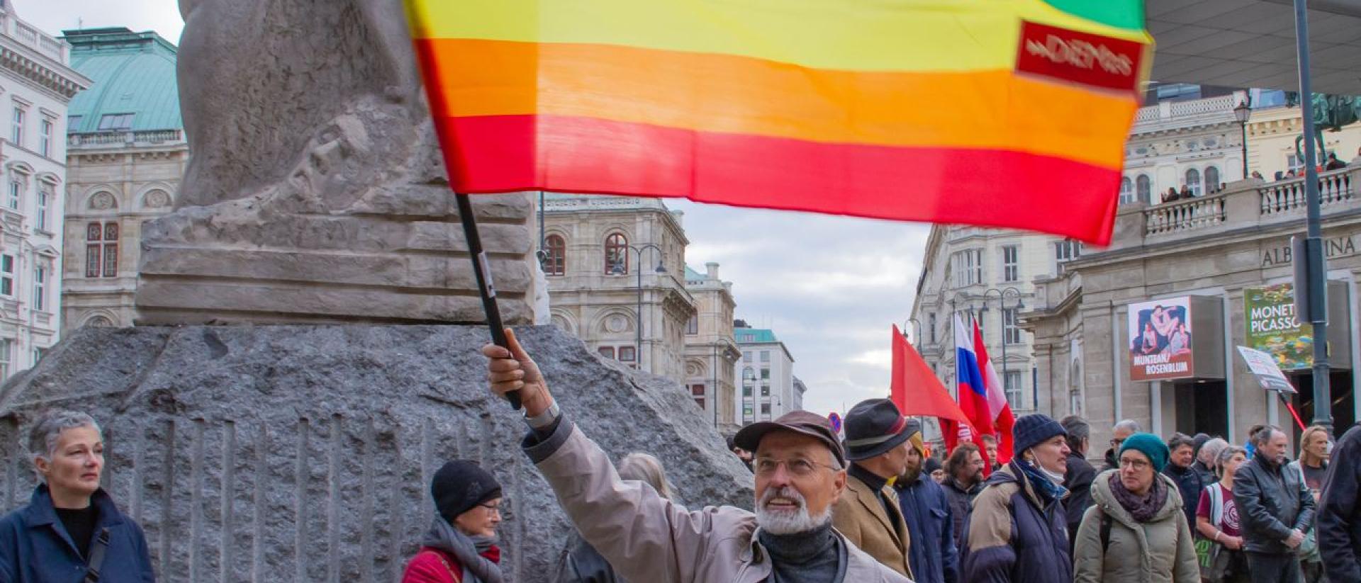 antifaschistische Friedendemo