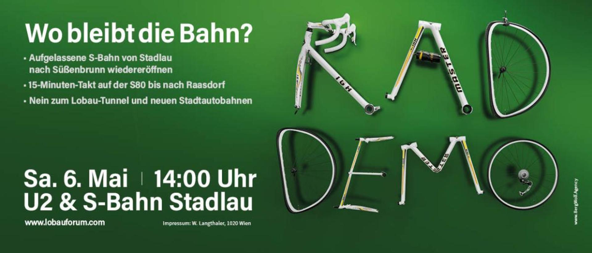 Raddemo: Wo bleibt die Bahn?