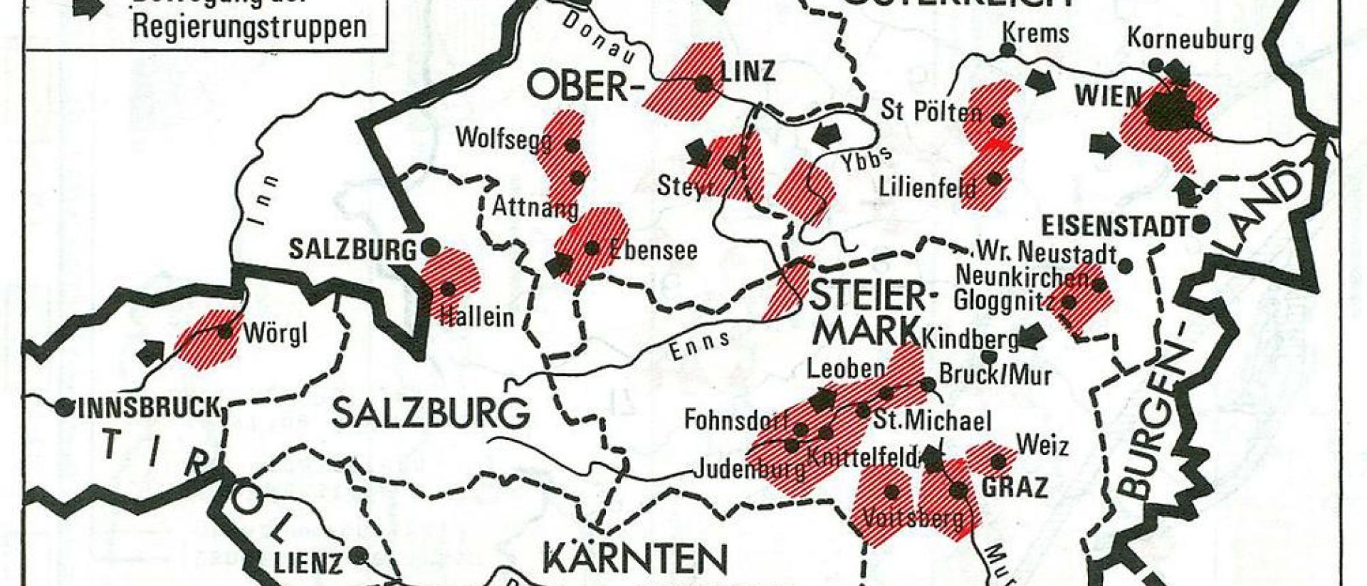 Februar 1934: die Sozialdemokratie lässt die Arbeiter allein gegen die Austrofaschisten