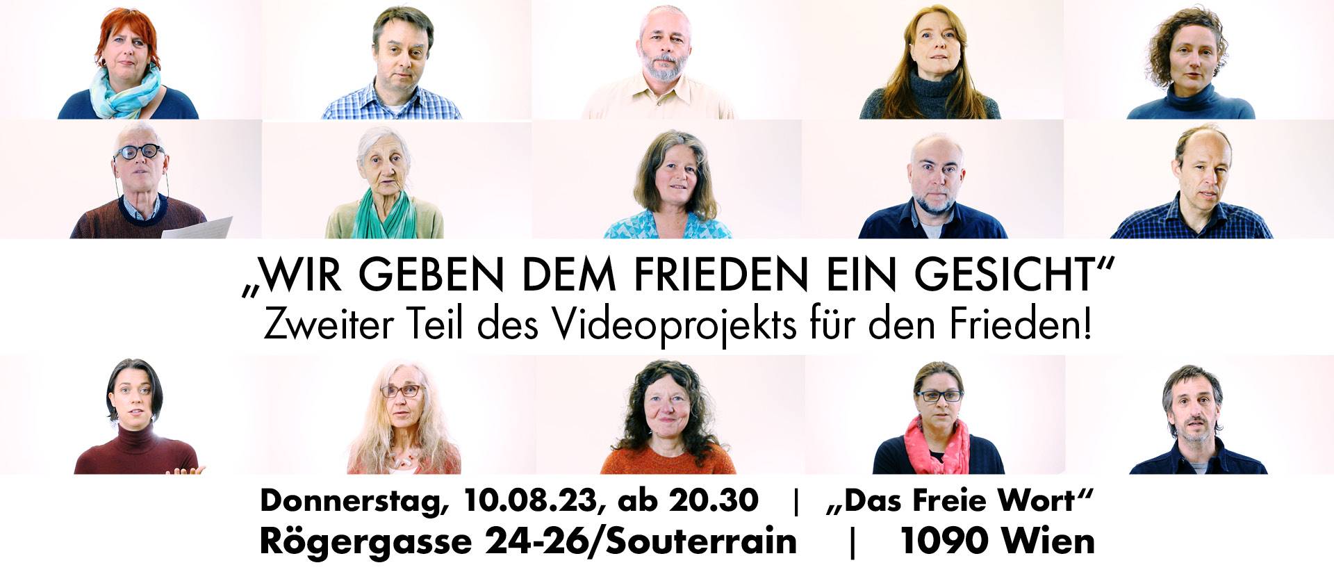 Friedensgesichter Premiere Teil 2