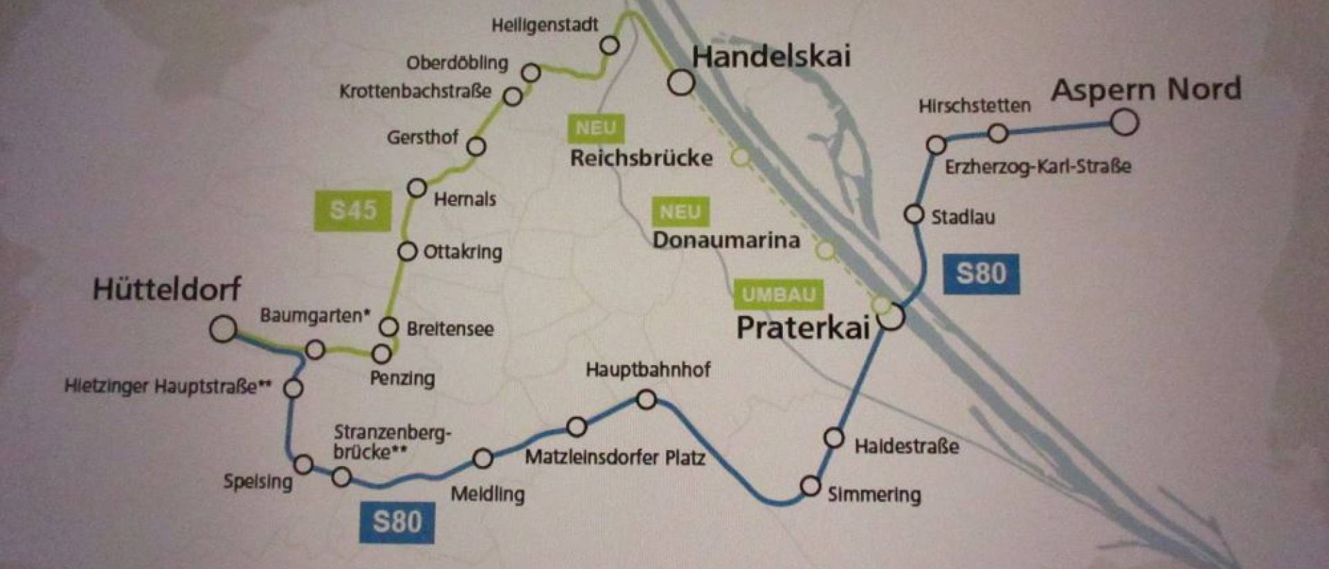 Halbwarmer "S-Bahn-Ring" Wien