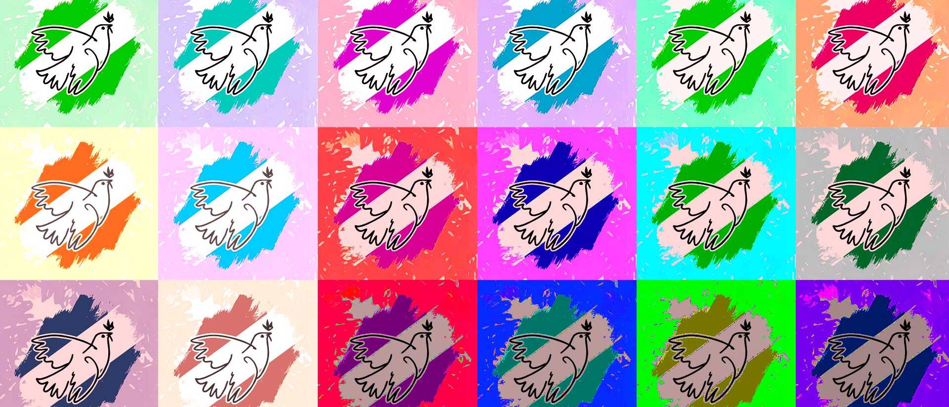Warhol Friedenstaube