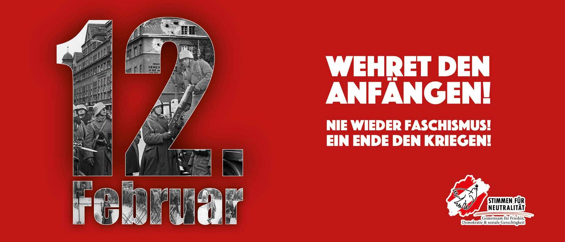 Nie wieder Faschismus!  Ein Ende den Kriegen!