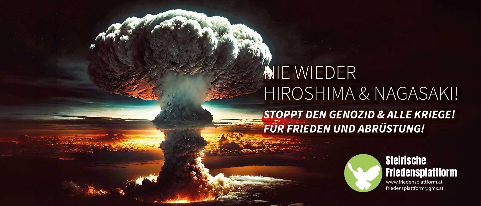 FÜR FRIEDEN UND ABRÜSTUNG!