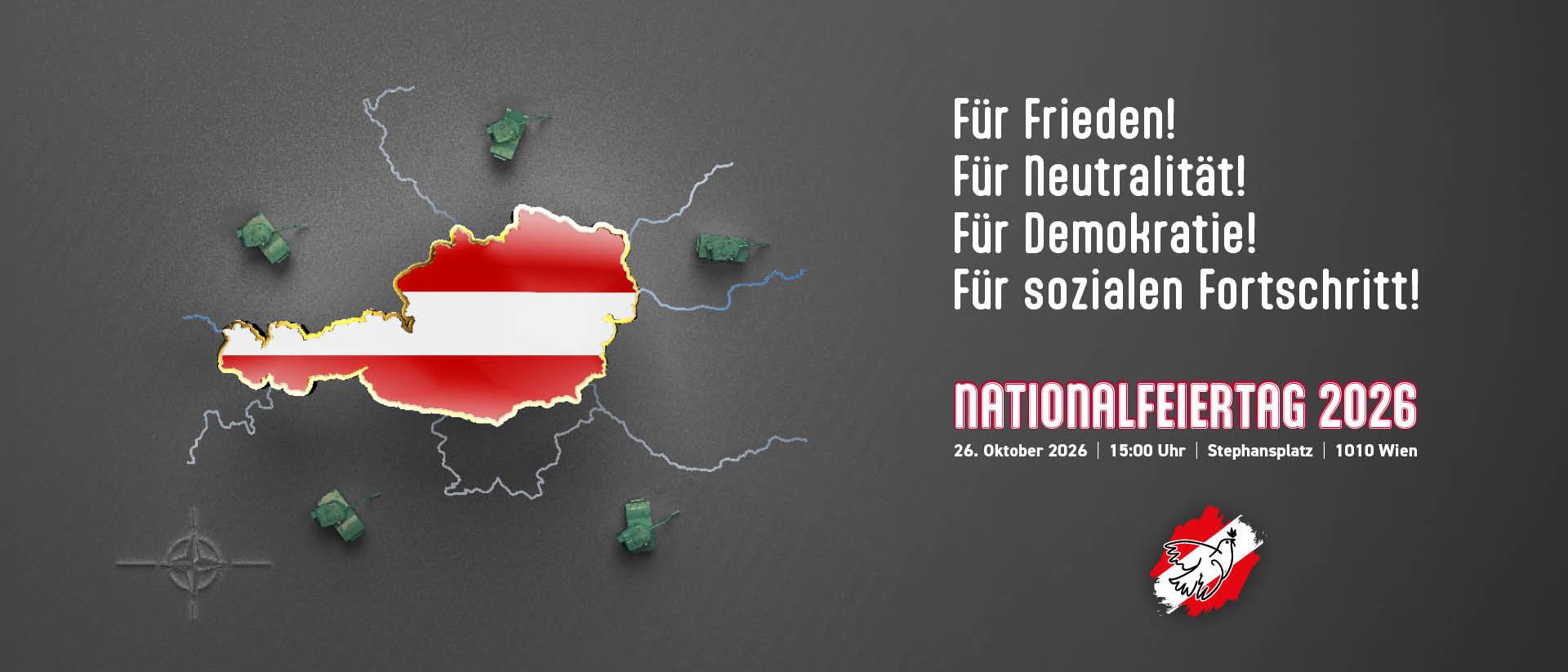 Kundgebung zum Nationalfeiertag