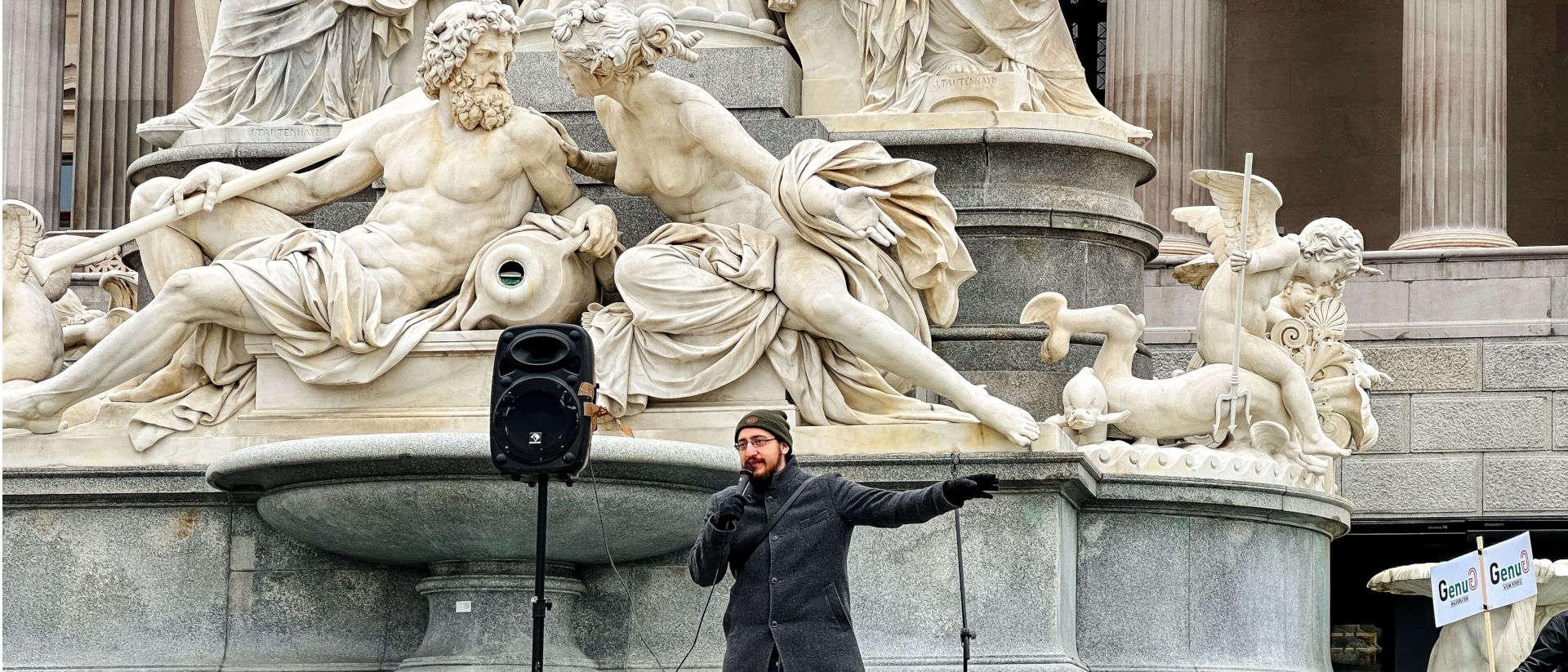 Brunnen vor Parlament