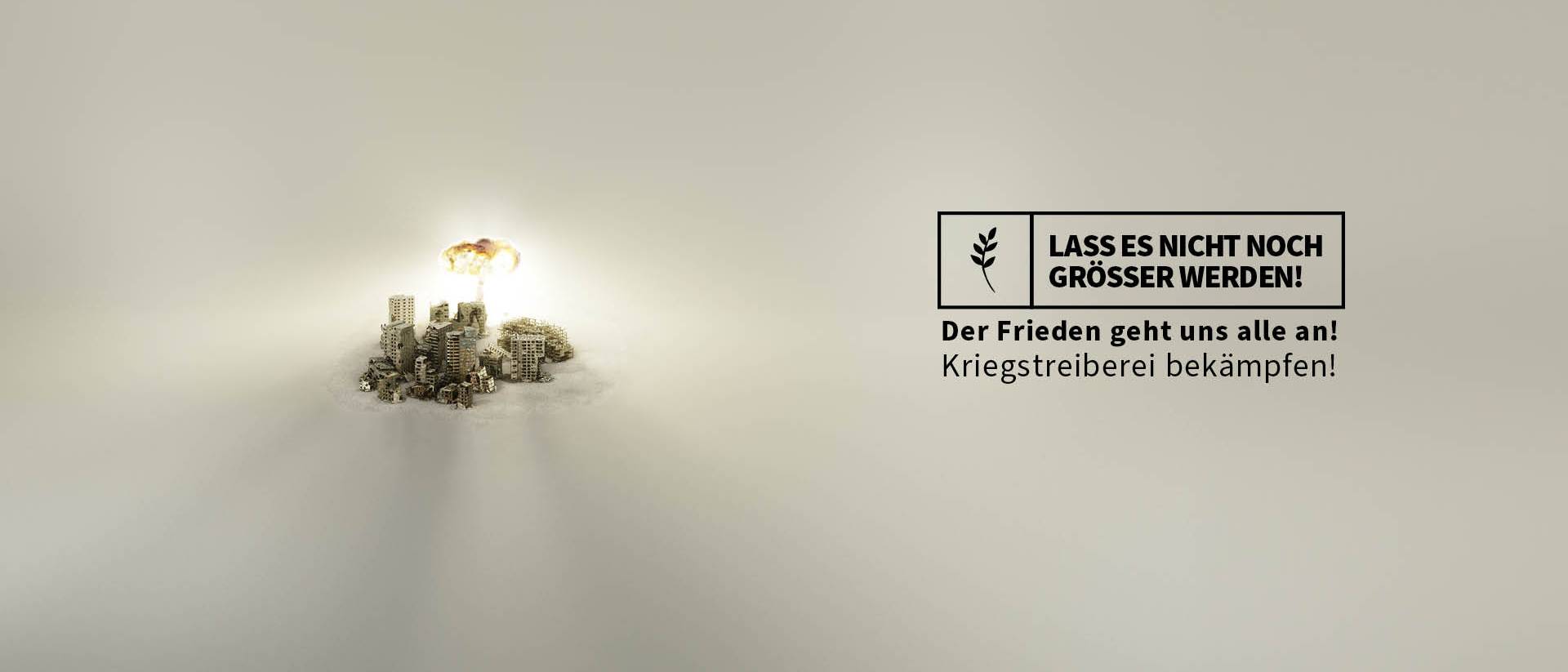 Der Frieden geht uns alle an