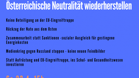 Österreichische Neutralität wiederherstellen