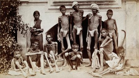 Die Große Hungersnot in Indien, mitverursacht durch den Britischen Kolonialismus
