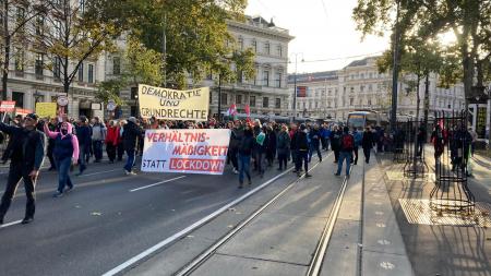 Massendemonstrationen gegen die Corona-Maßnahmen