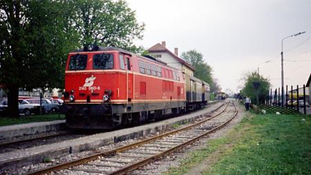 Bahn in Stammersdorf, 1988
