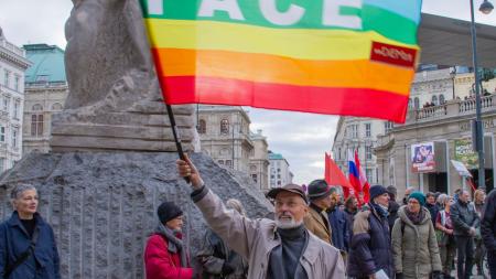 antifaschistische Friedendemo
