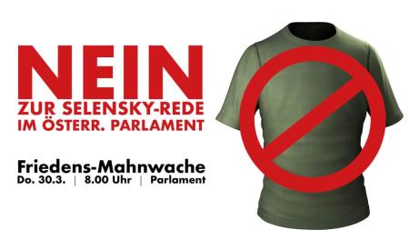 Nein zur Selenski-Rede im Parlament