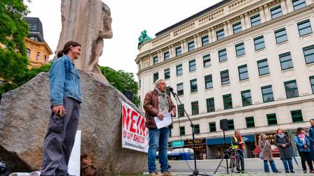 Kundgebung vor der Albertina | 08. Mai 2025