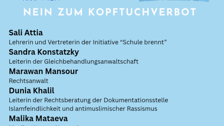 6.2.26 Pressekonferenz gegen das Kopftuchverbot